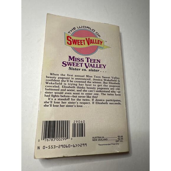 Sweet Valley High 1ST Edition First Print Book #76 Miss Teen Sweet Valley VTG - Picture 4 of 11